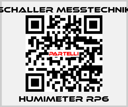 Humimeter RP6 Schaller Messtechnik