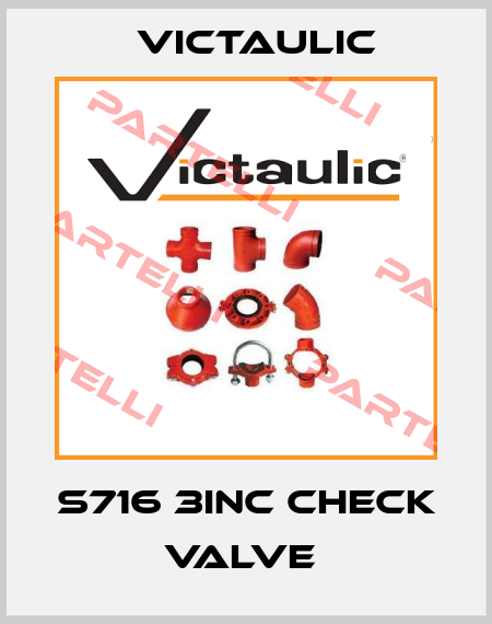 S716 3INC CHECK VALVE  Victaulic