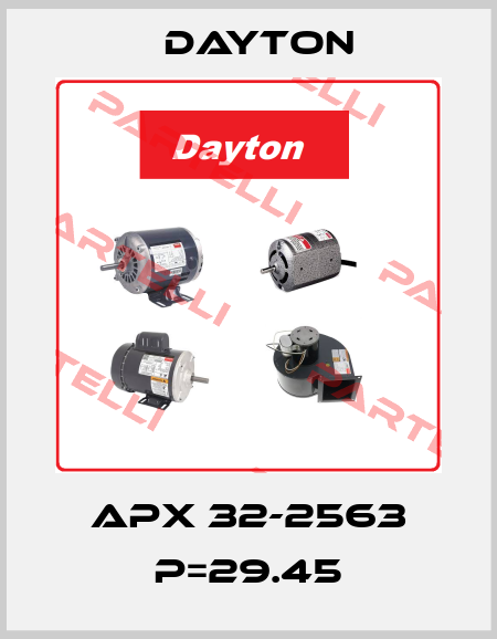 APX 32-2563 P=29.45 DAYTON