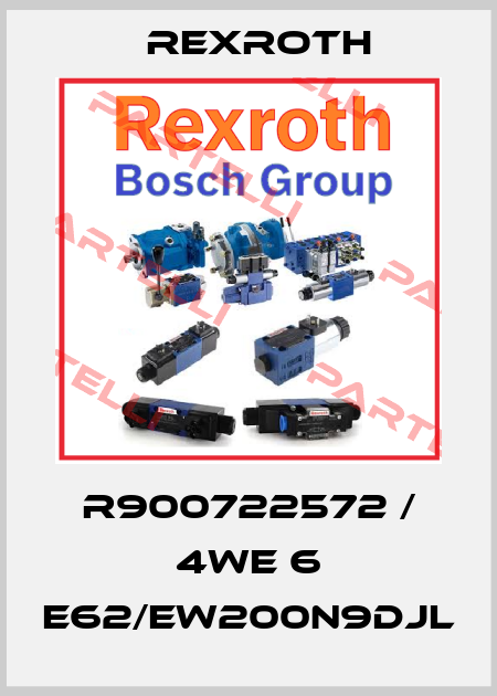 R900722572 / 4WE 6 E62/EW200N9DJL Rexroth