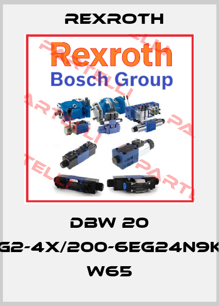 DBW 20 BG2-4X/200-6EG24N9K4 W65 Rexroth