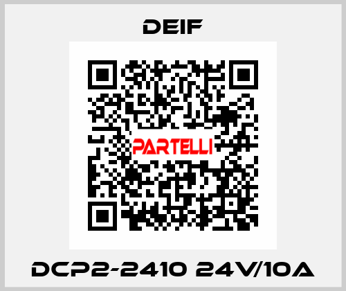 DCP2-2410 24V/10A Deif