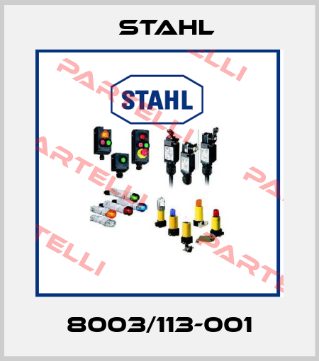 8003/113-001 Stahl