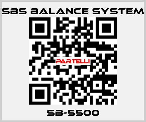 SB-5500 SBS BALANCE SYSTEM