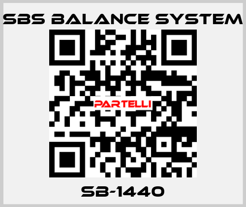 SB-1440 SBS BALANCE SYSTEM