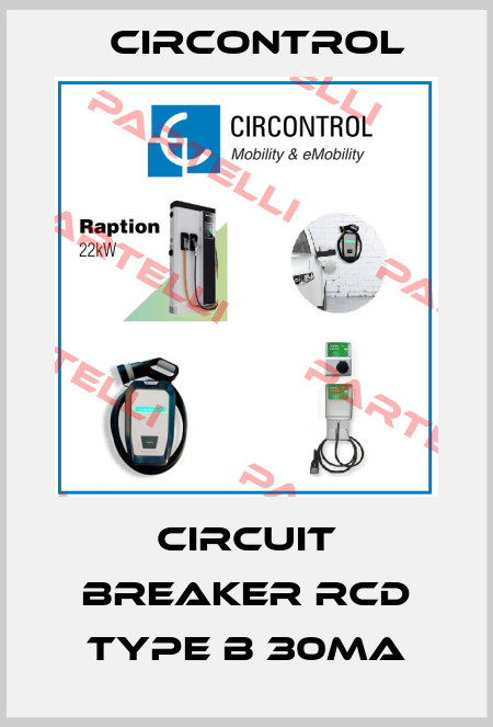 Circuit breaker RCD type B 30mA CIRCONTROL