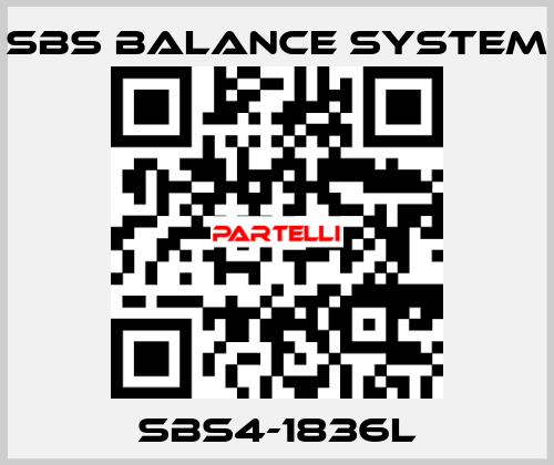 SBS4-1836L SBS BALANCE SYSTEM