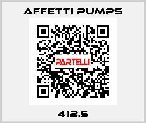 412.5 Affetti pumps