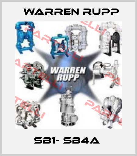 SB1- SB4A  Warren Rupp