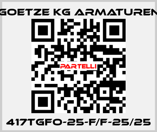417tGFO-25-f/f-25/25 Goetze KG Armaturen