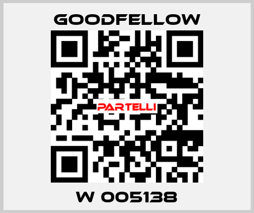 W 005138 Goodfellow