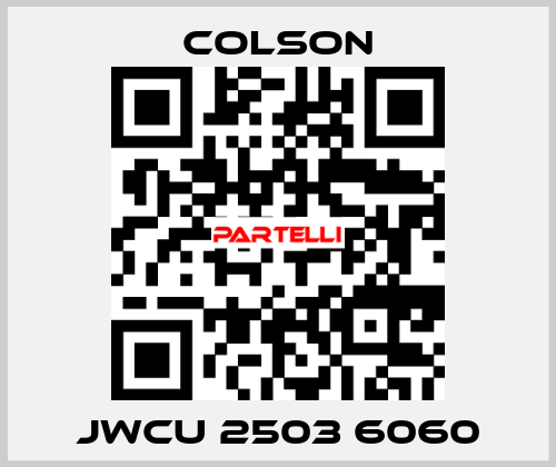 JWCU 2503 6060 Colson