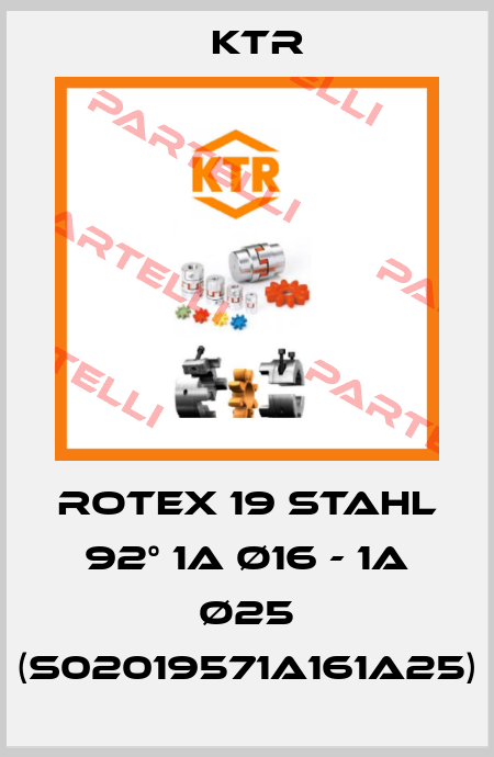 ROTEX 19 Stahl 92° 1A Ø16 - 1A Ø25 (S02019571A161A25) KTR