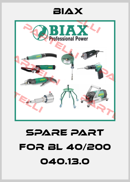 Spare part for BL 40/200 040.13.0 Biax