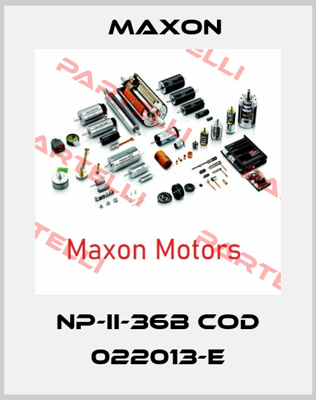 NP-II-36B cod 022013-E Maxon