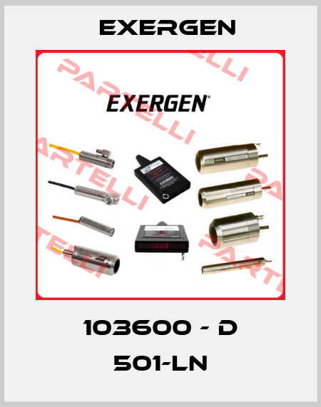 103600 - D 501-LN Exergen