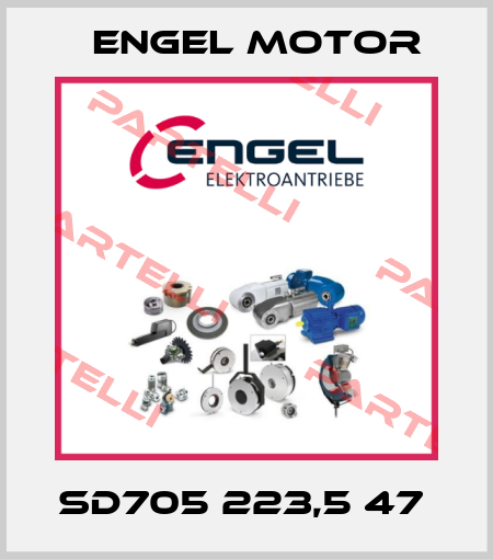 SD705 223,5 47  Engel Motor
