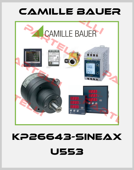 KP26643-SINEAX U553 Camille Bauer