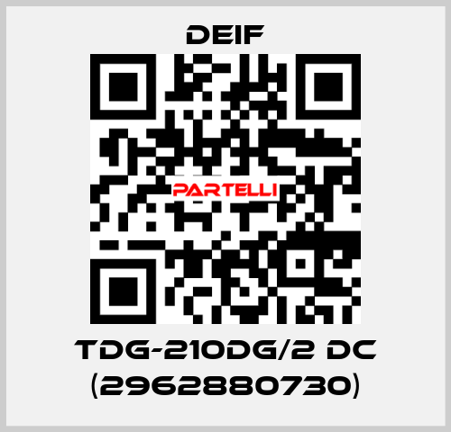 TDG-210DG/2 DC (2962880730) Deif