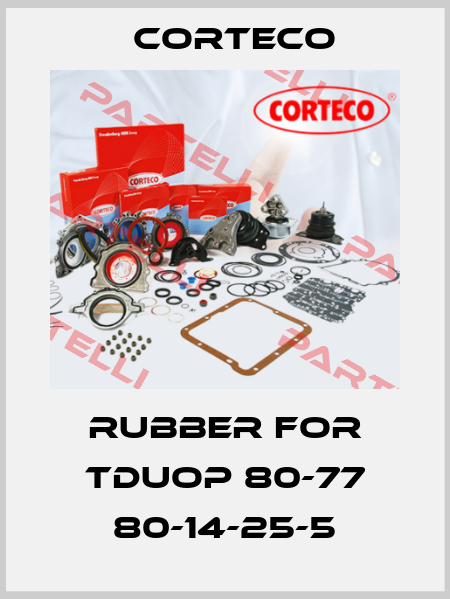 rubber for TDUOP 80-77 80-14-25-5 Corteco