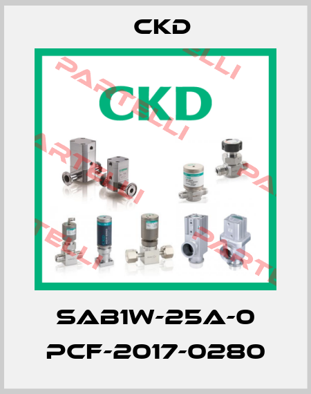 SAB1W-25A-0 PCF-2017-0280 Ckd