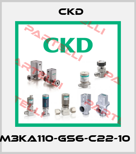 M3KA110-GS6-C22-10連 Ckd