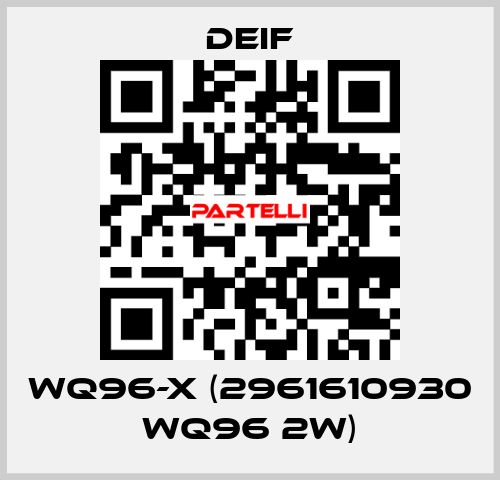 WQ96-x (2961610930 WQ96 2W) Deif