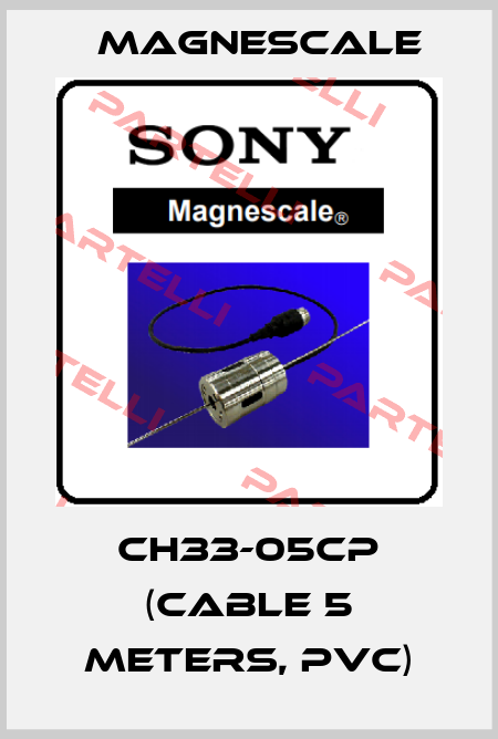 CH33-05CP (cable 5 meters, PVC) Magnescale