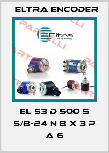 EL 53 D 500 S 5/8-24 N 8 X 3 P A 6 Eltra Encoder