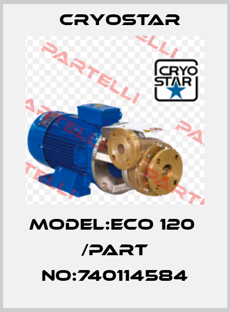 MODEL:ECO 120  /Part No:740114584 CryoStar