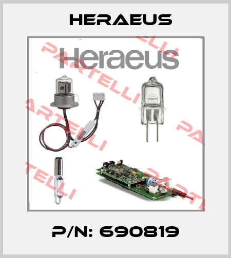 P/N: 690819 Heraeus