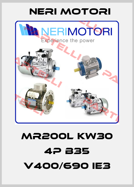 MR200L KW30 4P B35 V400/690 IE3 Neri Motori