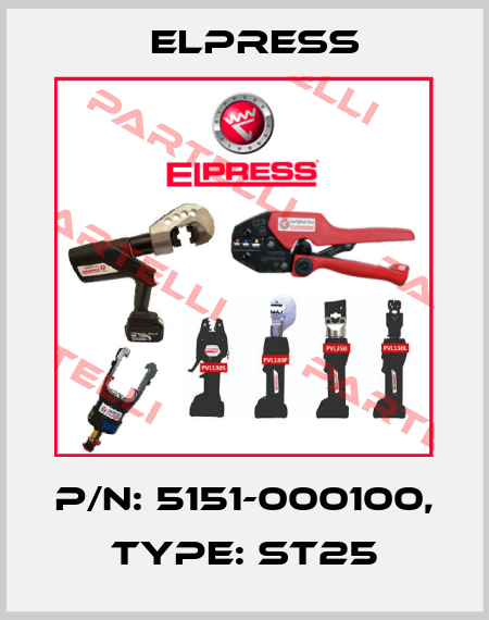 p/n: 5151-000100, Type: ST25 Elpress