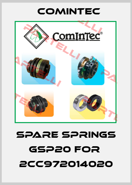 spare springs GSP20 for  2CC972014020 Comintec