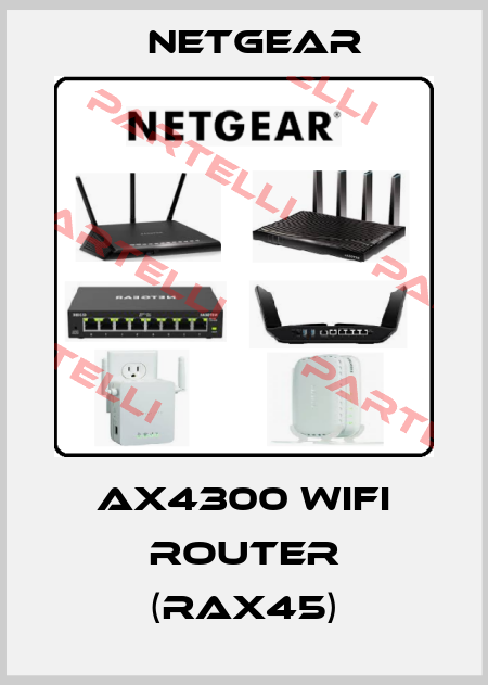 AX4300 WiFi Router (RAX45) NETGEAR