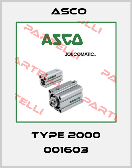 TYPE 2000 001603 Asco