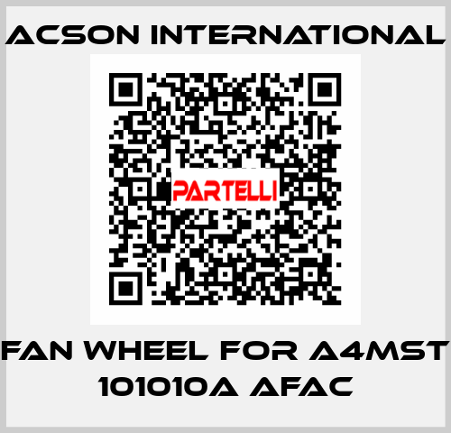Fan wheel for A4MST 101010A AFAC Acson International