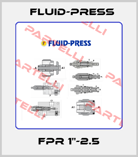 FPR 1"-2.5 Fluid-Press