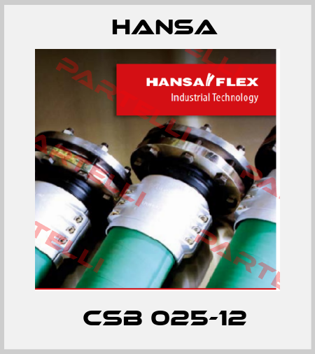 ВCSB 025-12 Hansa