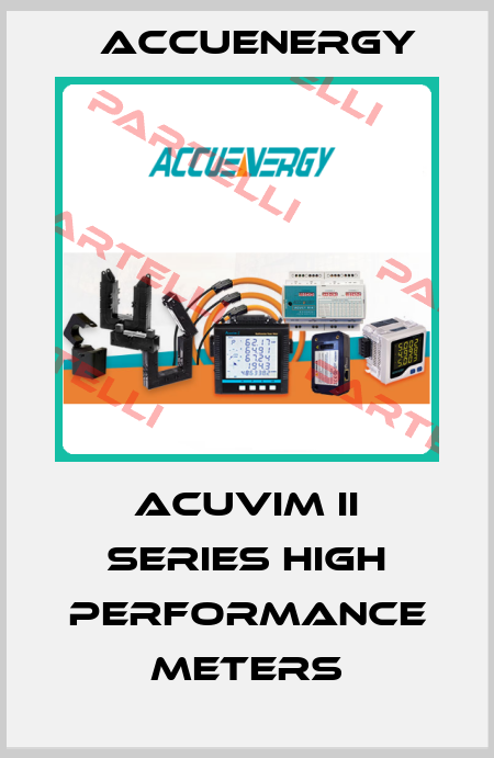 Acuvim II Series High Performance Meters Accuenergy