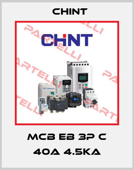 MCB EB 3P C 40A 4.5KA Chint