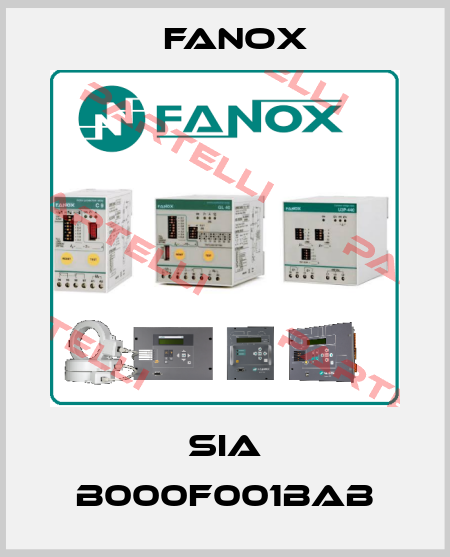 SIA B000F001BAB Fanox