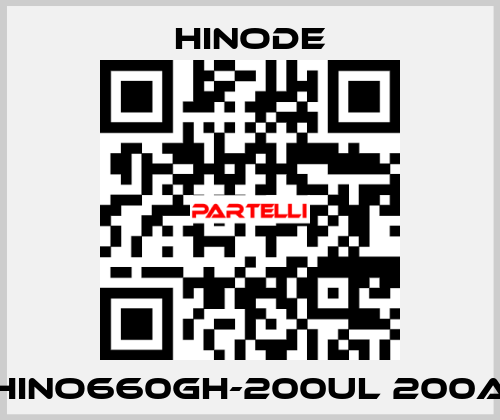 HINO660GH-200UL 200A HINODE