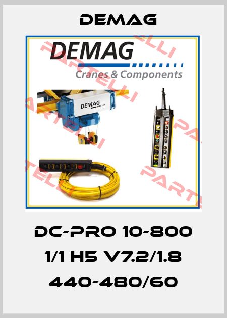 DC-Pro 10-800 1/1 H5 V7.2/1.8 440-480/60 Demag