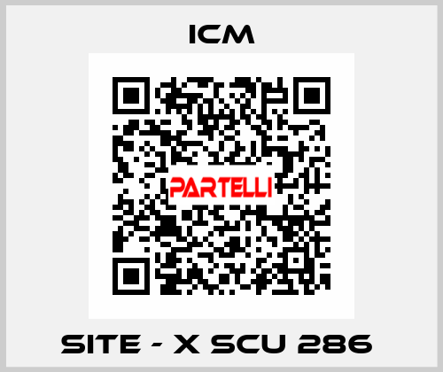 SITE - X SCU 286  ICM