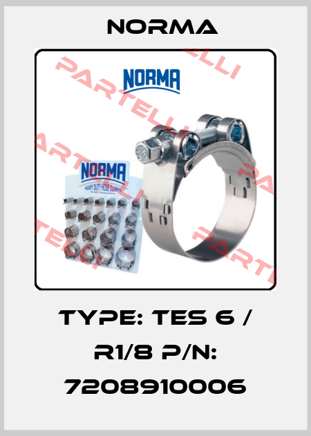 Type: TES 6 / R1/8 P/N: 7208910006 Norma