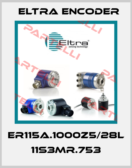 ER115A.1000Z5/28L 11S3MR.753 Eltra Encoder