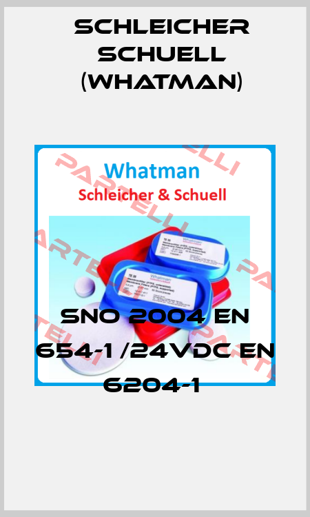 SNO 2004 EN 654-1 /24VDC EN 6204-1  Schleicher Schuell (Whatman)