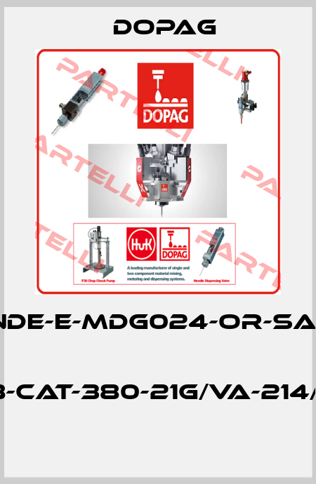 SONDE-E-MDG024-OR-SA/AA  C38-CAT-380-21G/VA-214/D10  Dopag