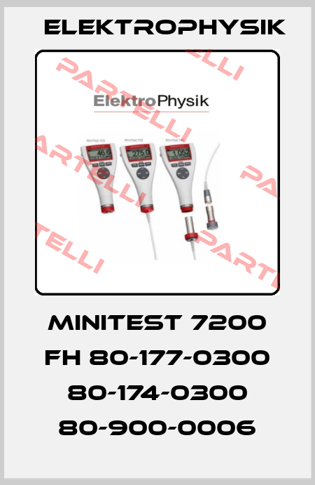 MiniTest 7200 FH 80-177-0300 80-174-0300 80-900-0006 ElektroPhysik